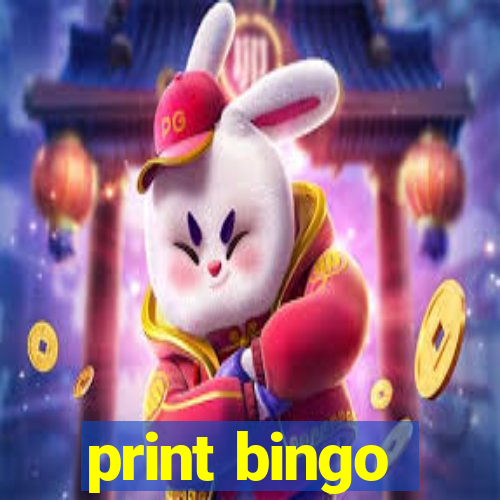 print bingo